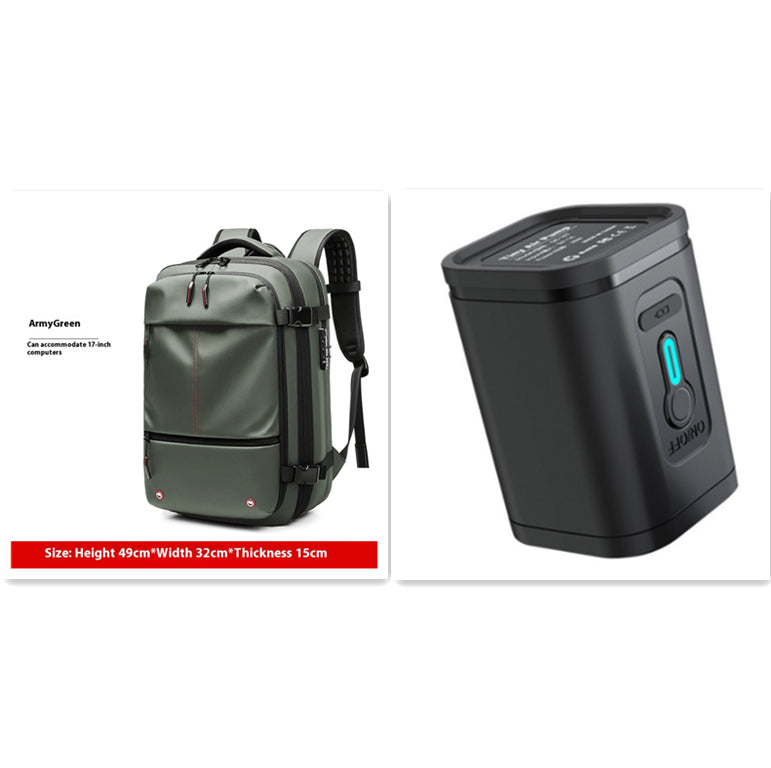 Business Travel Vacuum Compression Backpack, view 3